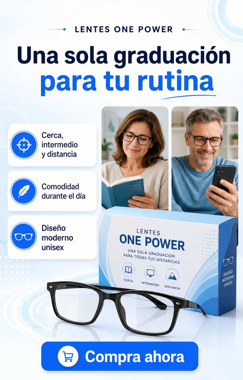 LENTES DE LECTURA ONE POWER
