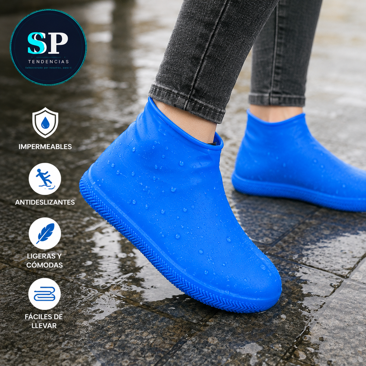 Cobertor Zapatos Para Lluvia Impermeable
