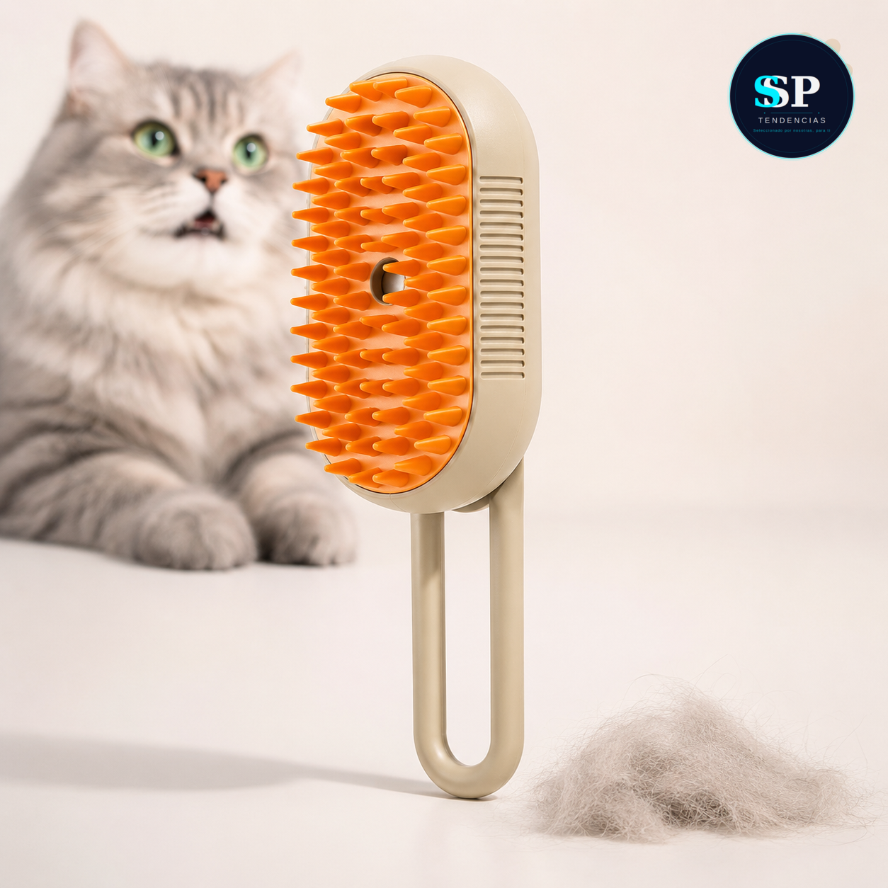 Cepillo Para Mascotas A Vapor Recargable