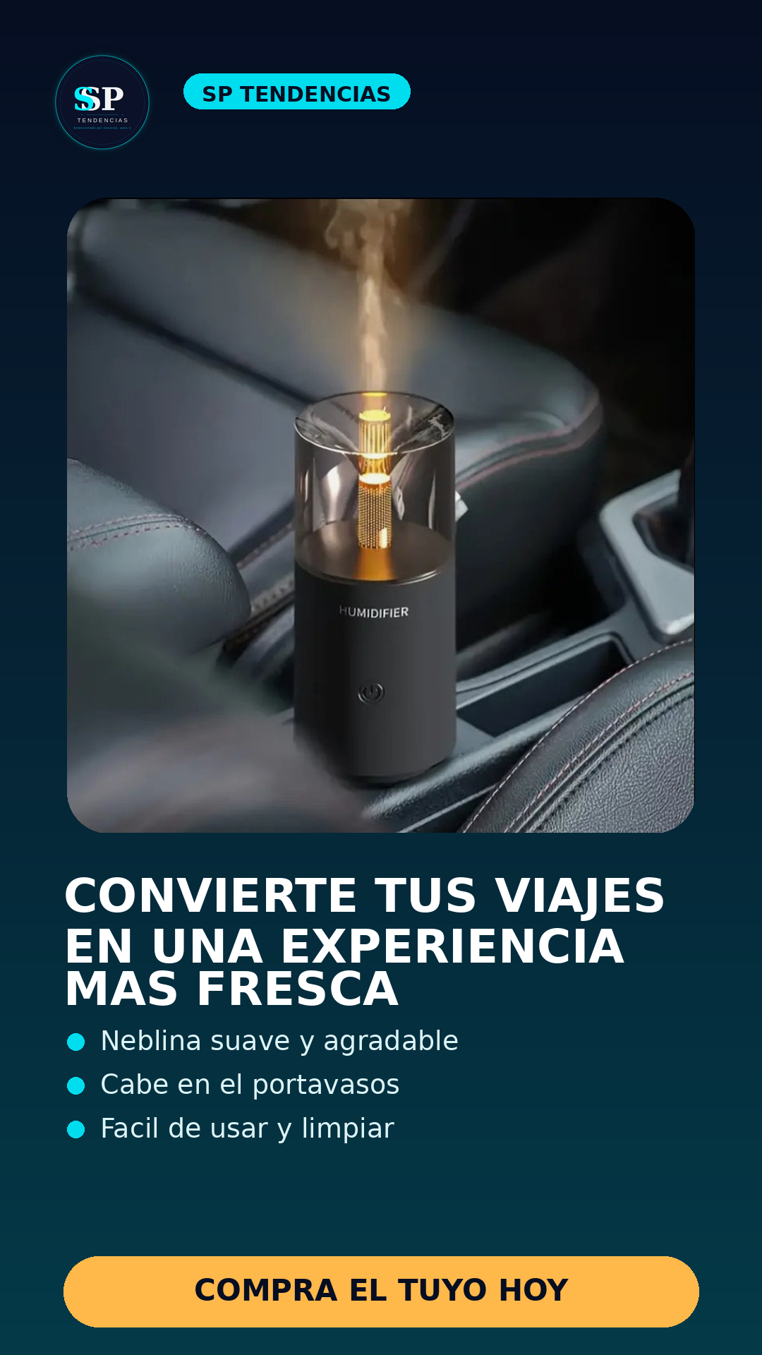 Humidificador de auto Candlelight
