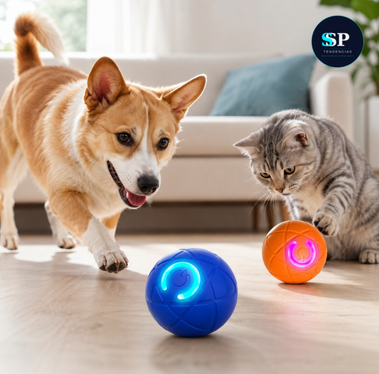 Pelota Inteligente Interactiva para perros y gatos.