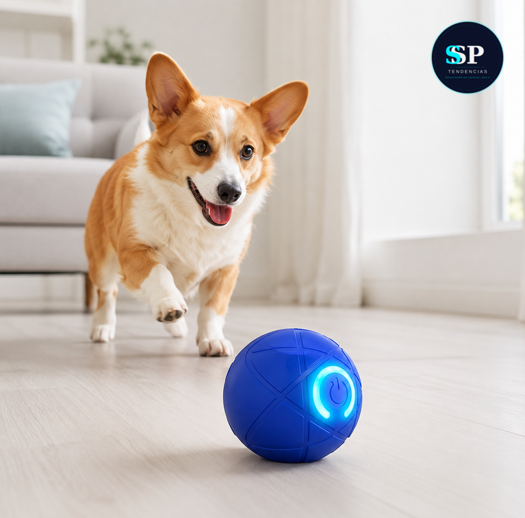 Pelota Inteligente Interactiva para perros y gatos.