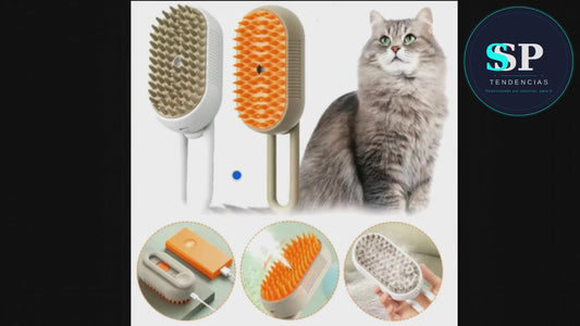 Cepillo Para Mascotas A Vapor Recargable